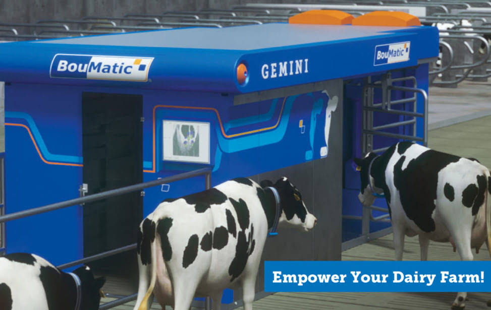 The Gemini milking robots doubles your advantages UGB